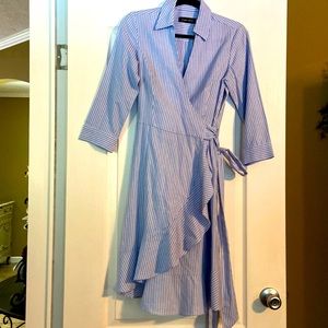 Ivanka Trump blue striped dress